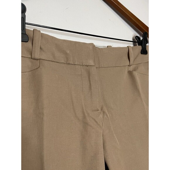 The Limited Womens Pants 0R Bootcut Flat Front Low Rise Stretch Khaki NWT - Picture 4 of 10